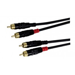 CAVO 2X RCA SPINA/2X RCA SPINA 10M PROFESS.AUDIO MUSIC