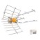 ANTENNA ELLIPSE UHF(C21-48)+ALIMENTATORE 12V(MULT.)