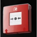 Pulsante wireless a parete per l'attivazione manuale dell'allarme antincendio. Manual Call Point (Red) (8EU) ASP