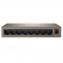 SWITCH METALLO 8 PORTE GIGA TEG1008M Switch 10/100/1000 Gigabit con scocca in acciaio,alimentato a 12Vcc, ideale per video sorve