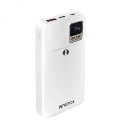 POWER BANK PD 22,5W 10000MAH BIANCO ISNATCH