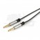 CAVO AUDIO ST.3,5mm M/M 1m DARK GREY