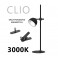 Clio - Lampada LED da tavolo-muro+pinza