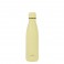 Puro Bottiglia ICON in acciaio con trattamento in polvere doppio strato 500ml Light Yellow