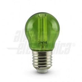 Lamp.led filamento bulbo 4.5W E27 verde