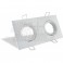 SUPPORTO 2XLAMP.LED BIANCO GU1