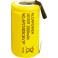 BATTERIA Ni-Cd SC 1.2V 2000mA CON TERMIN Accumulatore Ni-Cd SC 1.2V 2000mAh T. Saldare Accumulatore Ni-Cd formato SC 1,2V 2000 m