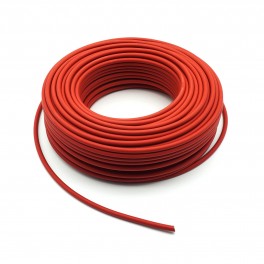 CAVO ROSSO SINGOLO 1X6mm BOBINA 50mt