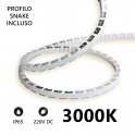 Striscia LED Snake  5m IP65 220V 3000K