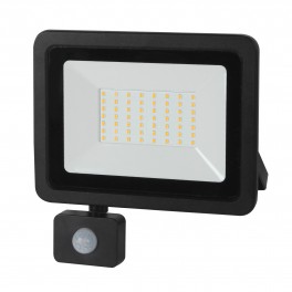 FARO LED 230V 10W 850lm 4000K CON PIR Proiettore LED 230V 10W 850lm 4000K con PIR