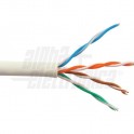 Cavo U/UTP CAT6 CU PVC 305m rigido bianc Cavo Cat.6 - U/UTP - conduttore rigido - Rame puro - Bianco eca