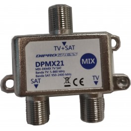 MIX/DEMIX TV-SAT DIPRO  conn.F in linea