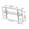 SUPPORTO TV 32"-60" WALL 4