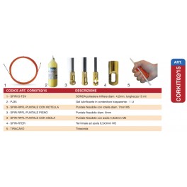 KIT SONDA 15mt+GEL LUBRIF.+ACC.SONDA