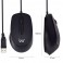 MOUSE OTTICO WIRELESS 1000DPI NERO Mouse ottico con click silenzioso