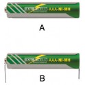 BATTERIA AAA  600MAH SENZA TERMINALI MINISTILO   NI-MH AAA 1.2V 600 mAh  SEN.TERM