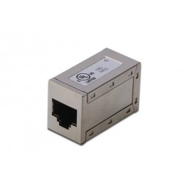 ADATTATORE PASSANTE CON 2 CONN. CAT6A ADATTATORE PASSANTE CON 2 CONNETTORI RJ45 - 8P8C SCHERMATO FEMMINA/FEMMINA CAT.6A