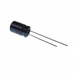 Condensatore elettrolitico  2,2uF 450V Condensatore: elettrolitico  THT  2,2uF  450VDC  Ø8x11,5mm  ±20%