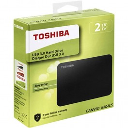 HARD DISK ESTERNO BASIC 2TB 2.5" USB 3.0 3.0 CANVIO BASICS NERO