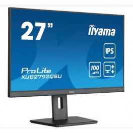 MONITOR IIYAMA 27" ULTRA SLIMLINE 4K 3840x2160 4K UHD IPS EDGE TO EDGE 4ms, 13cm height adj. stand, 300cd/m², DVI, HDMI, Display