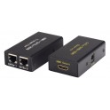 EXTENDER HDMI  SEGNALE HDMI-RJ45 UTILIZZA 2 CAVI RJ45 CAT.6