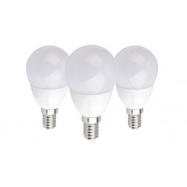 KIT 3 LAMPADINE LED MINI GOCCIA E14 6W LUCE FREDDA 6000°K