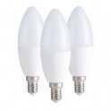 KIT 3 LAMP OLIVA LED 9W E14 L.NATUR.690 KIT 3 LAMPADINE LED OLIVA E14 9W LUCE NATURALE 4000°K