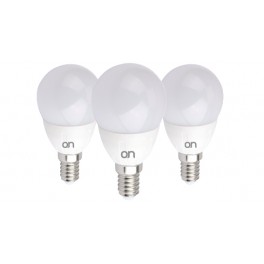 KIT 3 LAMPADINE  MINI GOCCIA E14 5W CALD LUCE CALDA 3000°K