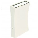 "FLAT" APPLIQUE LED 2X6W 980LM IP54 4000K BIANCO