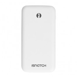 POWER BANK WIRELESS 10000MAH 2 USBA BIANCO ISNATCH