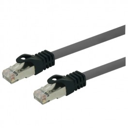 Cavo patch di rete rj45 s/ftp cat.7 3MT Cavo patch di rete rj45 s/ftp cat.7 grigio 3mt rame