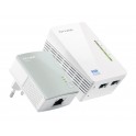 POWERLINE TL-WPA4220KIT 2X POWERL.500M Wireless N Powerline TP-Link WPA4220KIT 300M,AV600,QoS,2P Et 1xPA4010+1xWPA4220 (TL-WPA42