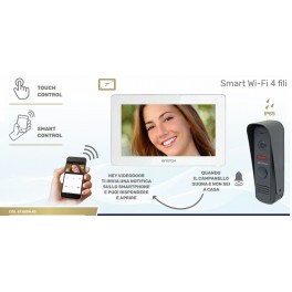 HEYVIDEODOOR VIDEOCITOFONO 7" TOUCH WIFI SMART 4FILI