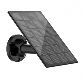 PANNELLO SOLARE  USCITA MICRO USB 5V 3W LUNGHEZZA CAVO  2,70 MT  ( ADATTO PER 67689450 E PER LE TELECAMERE 5V)