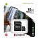 Micro SD (T-Flash) 64GB Class10 100MB/s Micro SD (T-Flash) 64GB Class10 100MB/s Adattatore Select+ Kingston (SDCS2/64GB)