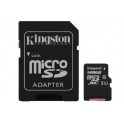 Micro SD (T-Flash) 128GB Class10 100MB/s Micro SD (T-Flash) 128GB Class10 100MB/s Adattatore Select+ Kingston (SDCS2/128GB)