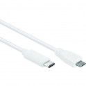 CAVO USB DATI E ALIM.SPINA TIPO C MICROB 1mt  BIANCO