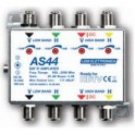 Amplificatore IF-SAT di linea/testa 4 ingressi / 4 uscite 20 dB