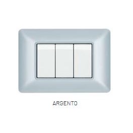 PLACCA TECNOPOL. T3 5002-05 2P ARGENTO