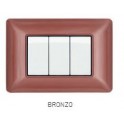 PLACCA TECNOPOL. T3 5002-09 2P BRONZO