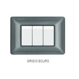 PLACCA TECNOPOL. T3 5002-11 2P GRIGIOSCUR