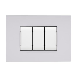 PLACCA TECNOPOL. ART 8002-01 2P BIANCO