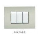 PLACCA TECNOPOL. ART 8003-11 3P CHAMPAGNE