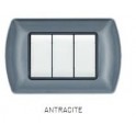 PLACCA METALLO T1 8803-26 3P ANTRACITE