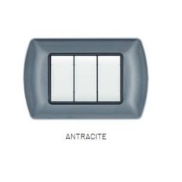 PLACCA METALLO T1 8803-26 3P ANTRACITE