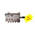 MINI CENTRALINO DA ESTERNO CON FILTRO 4G uLUX201/5G 1IN (3+UHF+TILT) 24dB 122dBuV 4/5G