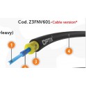 FIBRA OTTICA 8 CORE G657A2 1000mt PER INTERNO/ESTERNO MONOMODALE