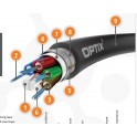 CAVO OPTIX ZKS-XOTKtsFf 2.5KN 12J 652D 2T6F FIBRA 12 FIBRE DA  ESTERNO