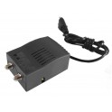 Amplificatore di linea VHF-UHF a linee separate per interno, 25 dB  2 att. coax  uscita 120 dB?V 1T25 2 ATT.