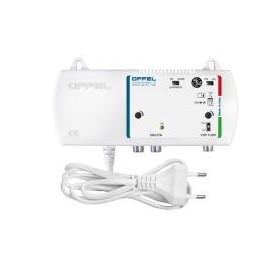 Centralino larga banda  FP20/30 V+U interno 1 ingresso 20 o 30 dB  2 reg.  uscita 124 dBµV, elevata potenza di uscita